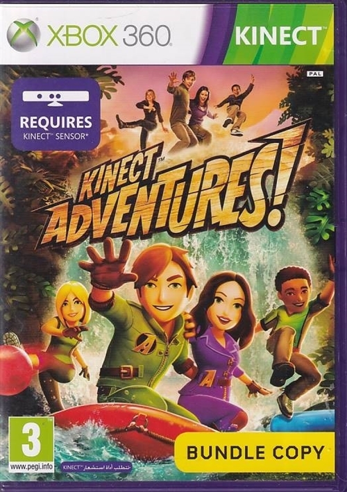 Kinect Adventures - Bundle Copy -Kinect - XBOX 360 (B Grade) (Genbrug)